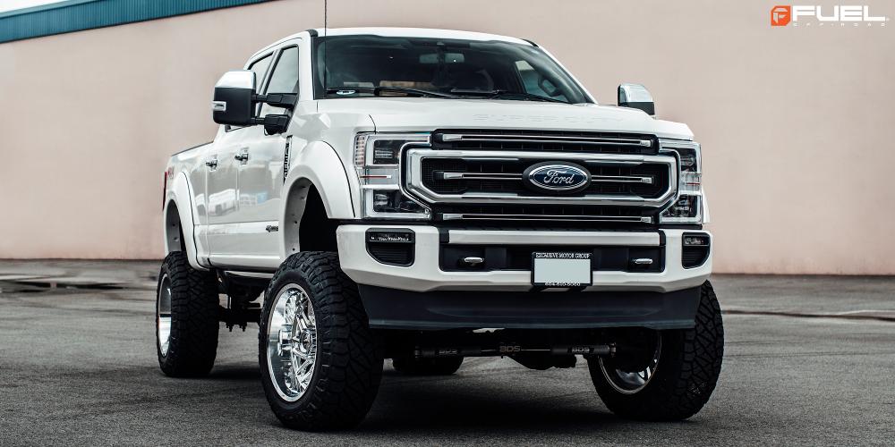  Ford F-350 Super Duty with Fuel 1-Piece Wheels Hurricane - D809